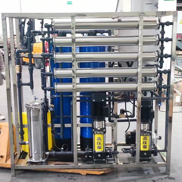 PVC 0.5 tons of double-stage reverse osmosis equipment for Drinking Water Bottling Plant
