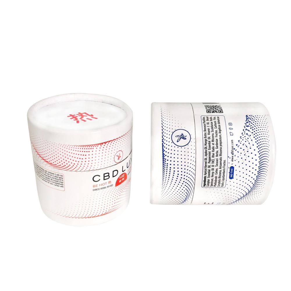 Matt Lamination Round Tube Packaging Box Kraft Paper Cylinder Box For Nuts Coffee Tea