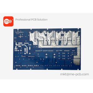 Prototype PCB &Mass PCB for Blue Soldermask 2L bare PCB ROHS printed circuit