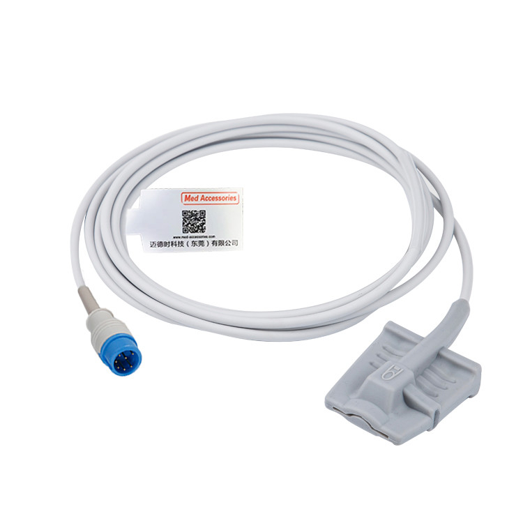  Mindray Silicone Reusable Spo2 Sensor 7 Pins For Adult Finger Clip Connector Manufactures