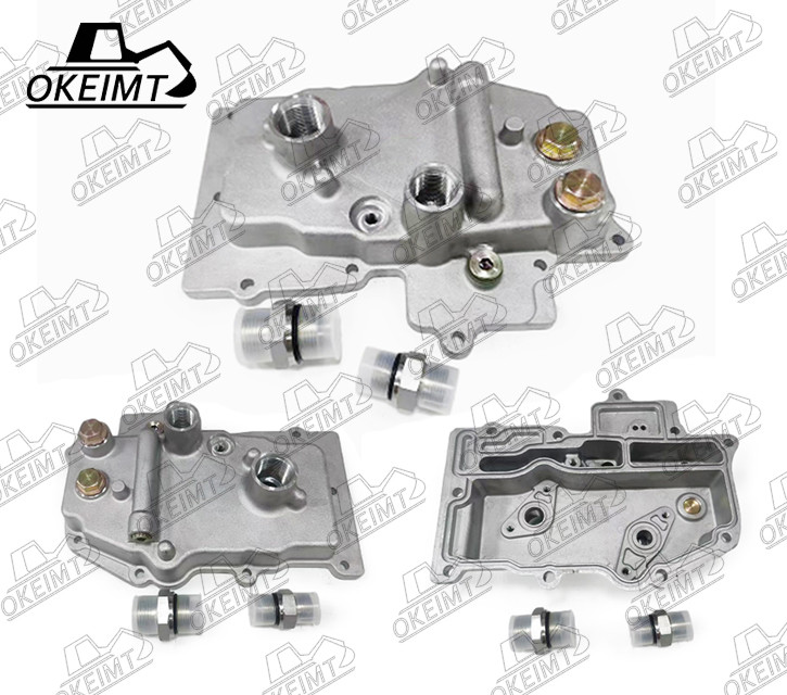Truck Excavator Oil Cooler Cover Without Seat For JCB Engine