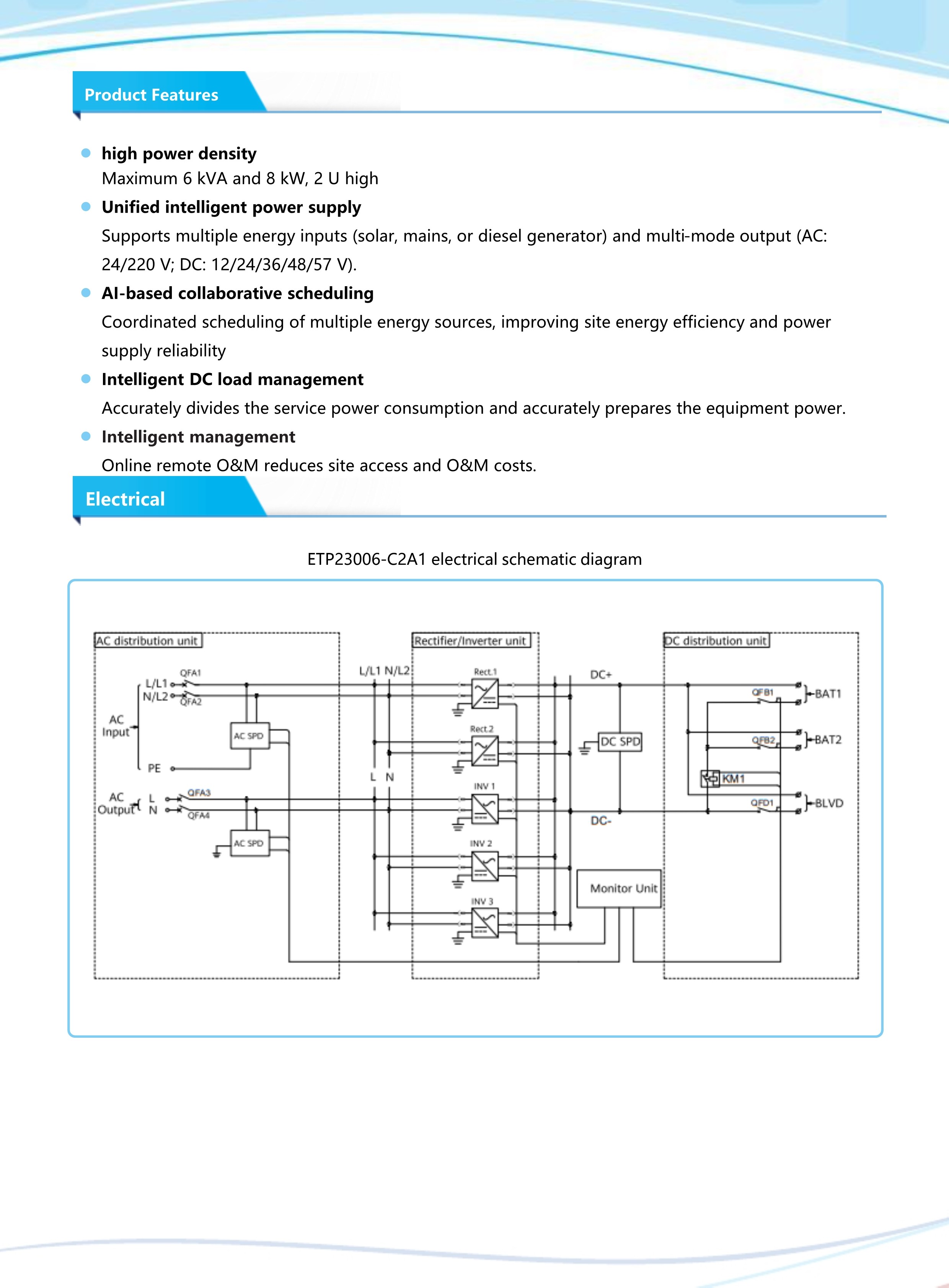 Huawei ETP23006-C3A1 Smart Magic Box Power Supply Embedded Communication Power Control System