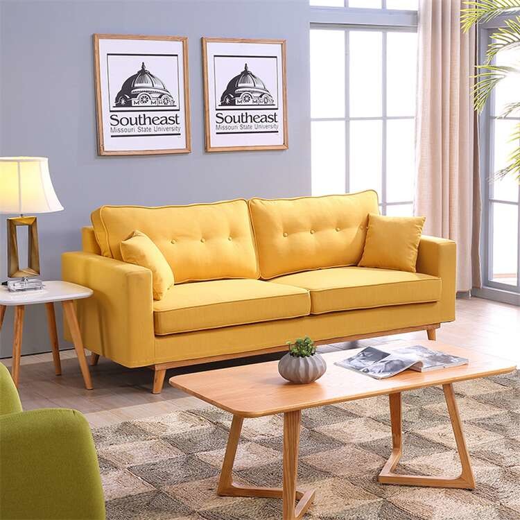 Custom Living Room Sofas Solid Wood Plywood Frame Sofa OEM ODM