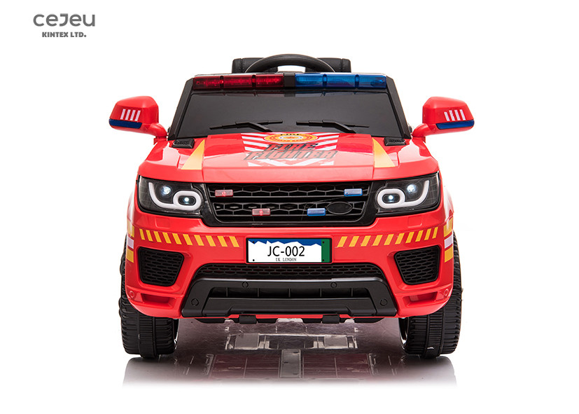 Children's electric car, four-wheel SUV police car