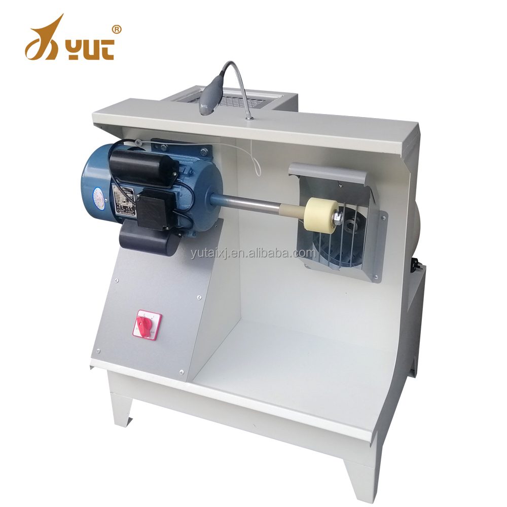 Single Headed Leather Edge Burnishing Machine High Accuracy With Dust Collection