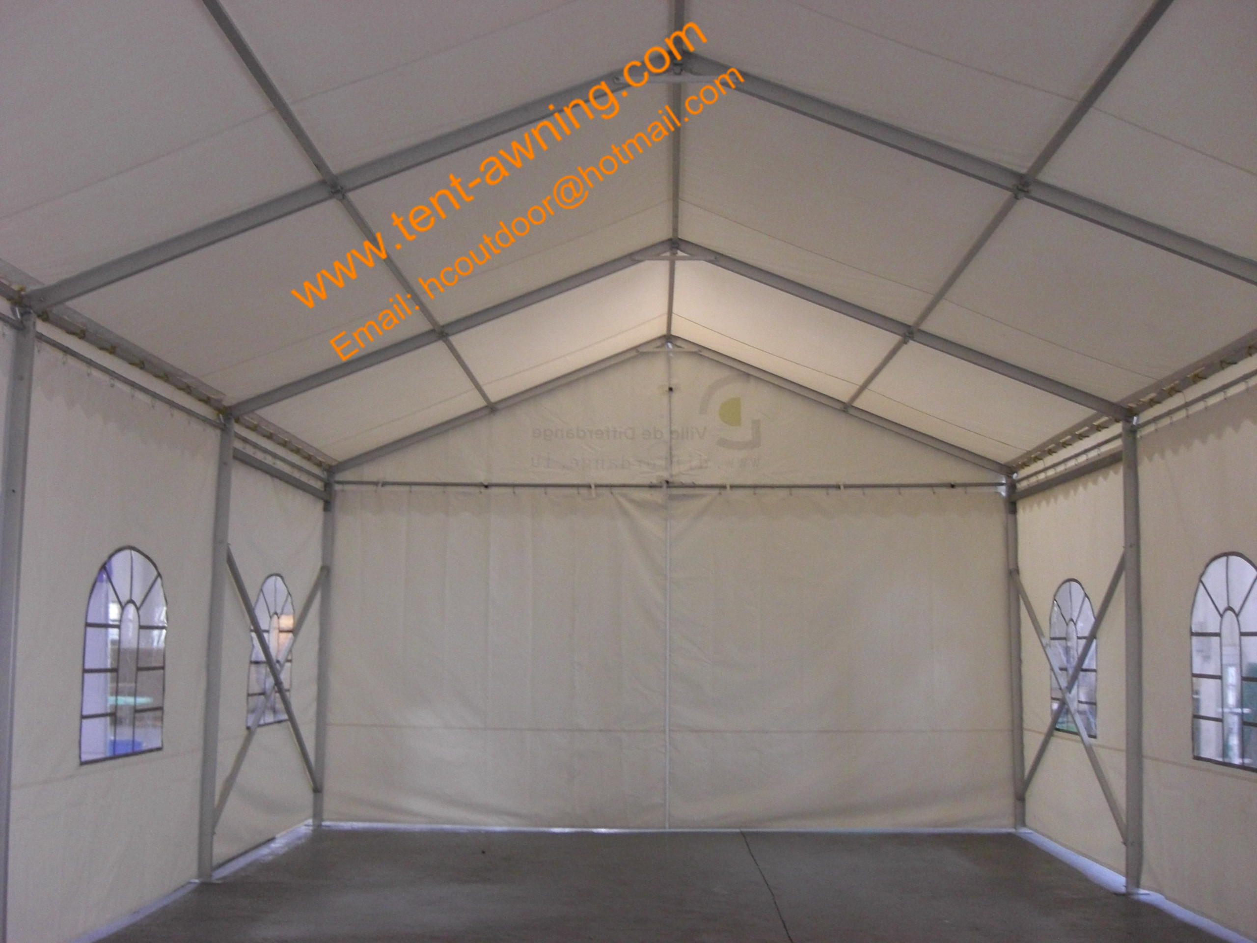 Waterproof Frame Tent Aluminum Framework and PVC Cover Outdoor Marquees