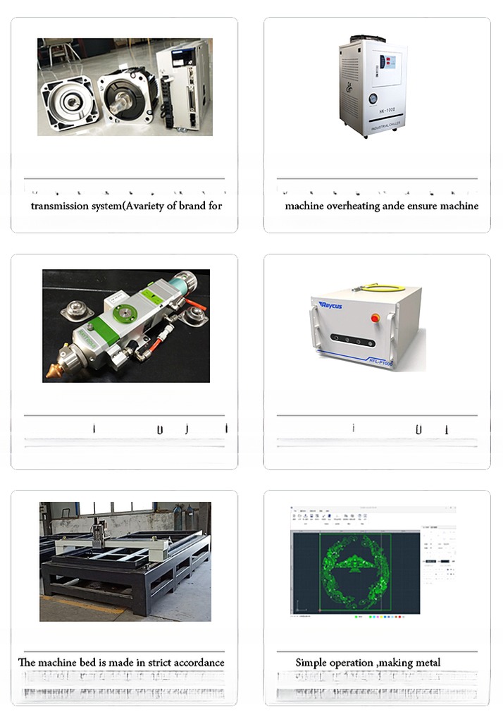 3 Axis Fiber Laser Cutting Machine 1000W 2000W 3000W For Stainless Steel