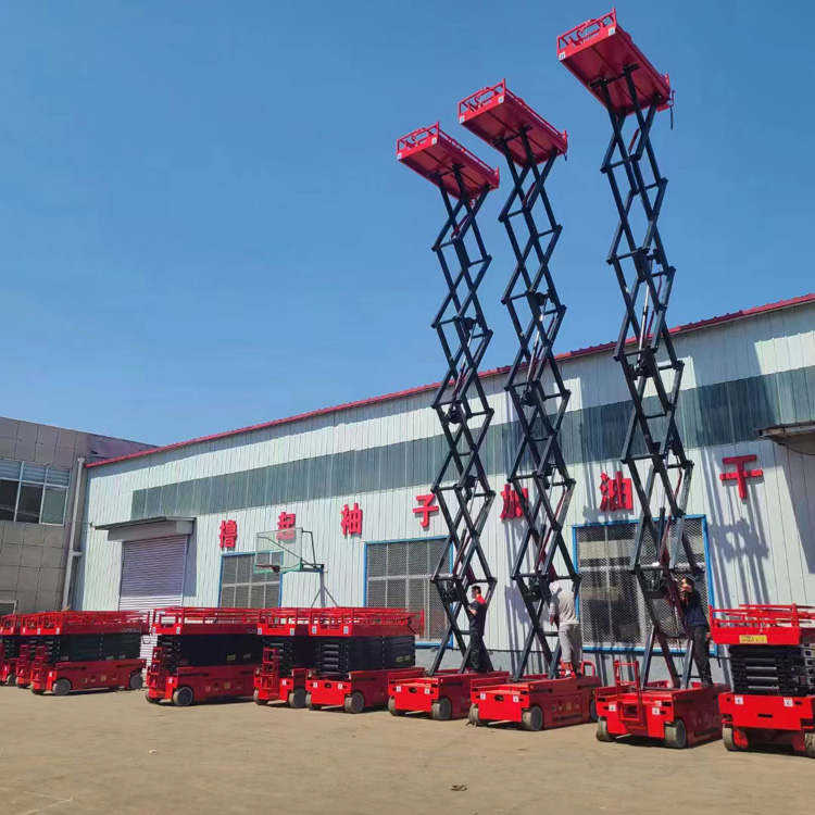 Mid Rise 4m Portable Small Scissor Lift 2400*1170mm with Max Lifting Height of 4m