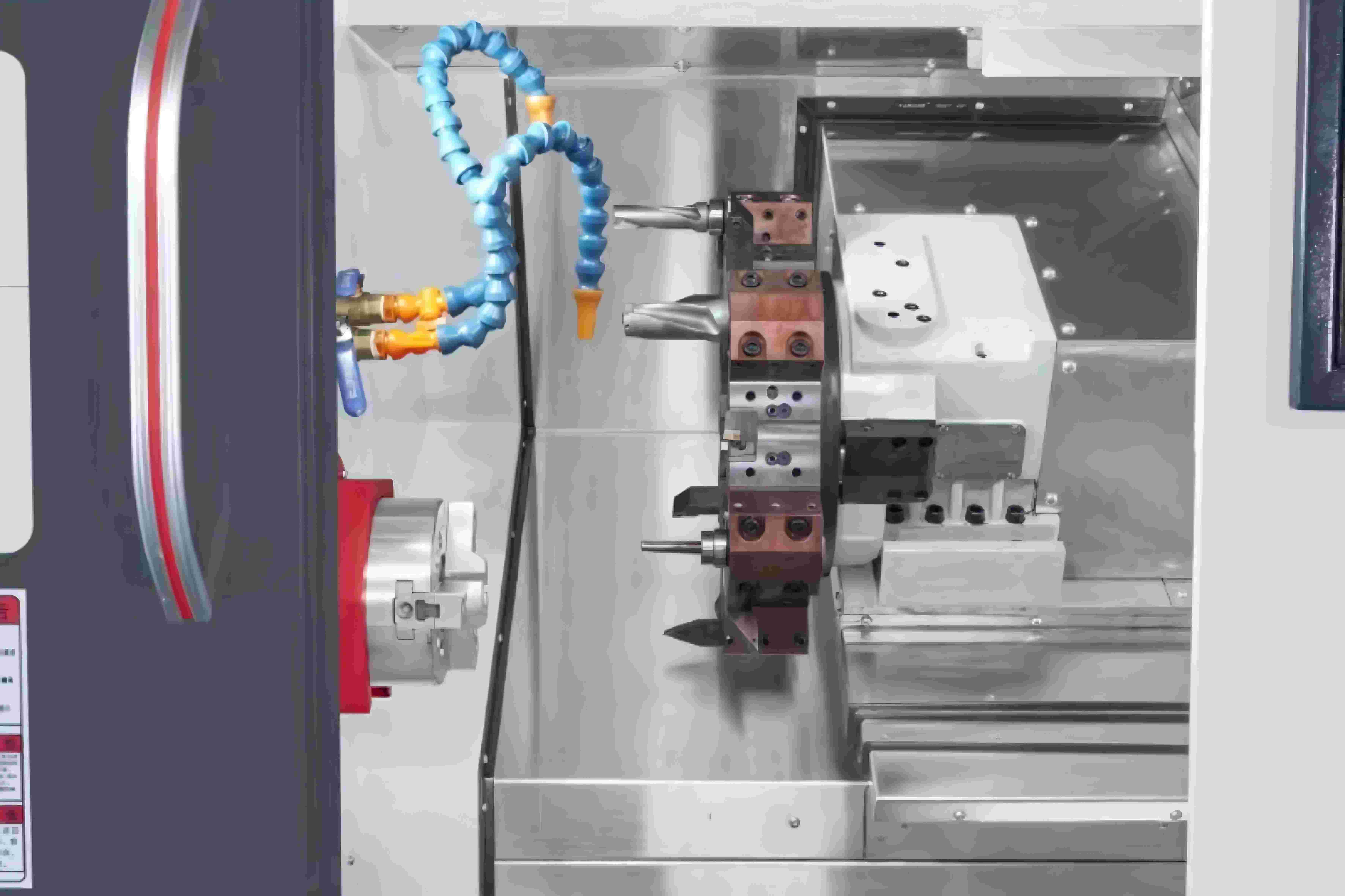 High Performance 3 Axis CNC Turret Lathe Automatic CNC Turning Lathe Machine
