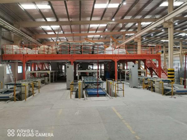 Automatic MgO Board Production Line Service Life≥50 Years Compressive Strength≥5