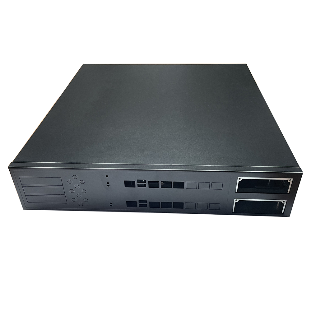 12 Bay 16 Bay Rackmount Gpu Custom Server Chassis Black Powder Sprayed Housing Switch