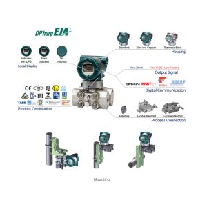 EJA440E-FCS5G-919DB EJA440E Traditional-mount High Gauge Pressure Transmitter
