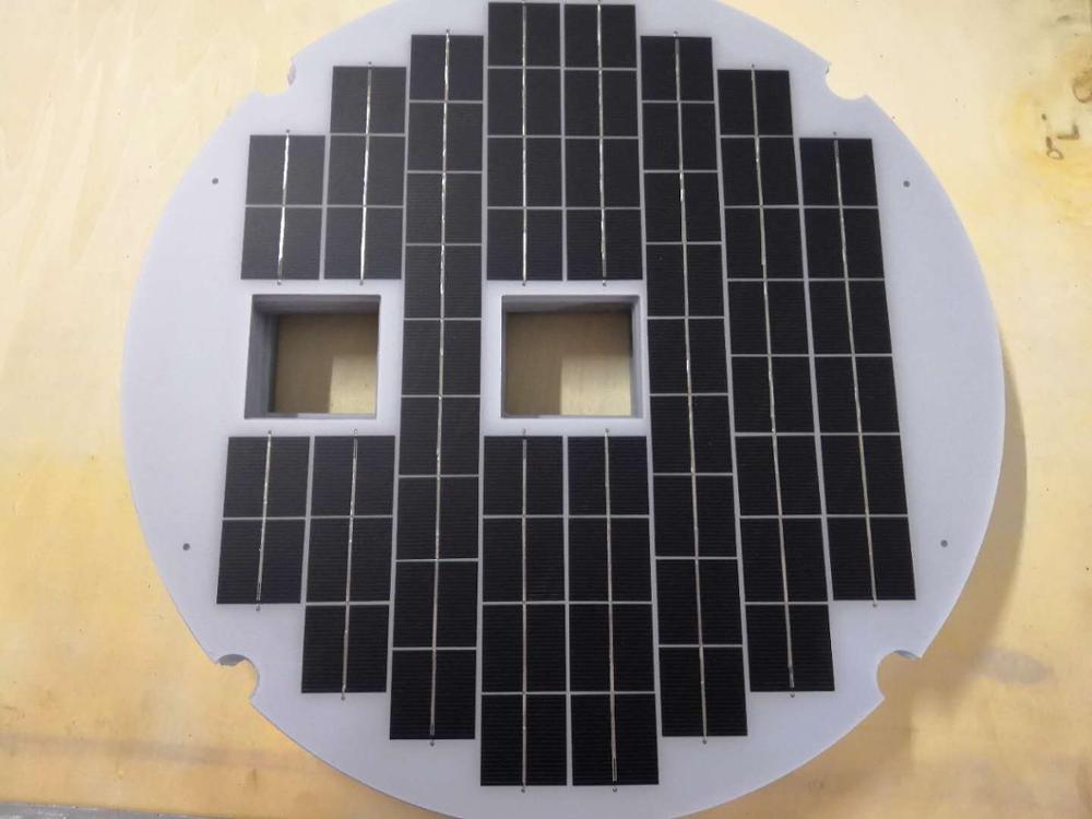 Bicycle Mono Custom Solar Panel 11w Round Solar Panel Arc Module For Electric Bike