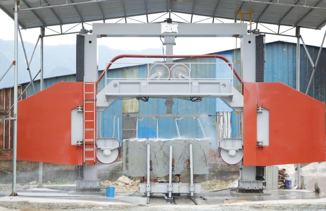 Multi Wire Saw Machine For Block Cutting