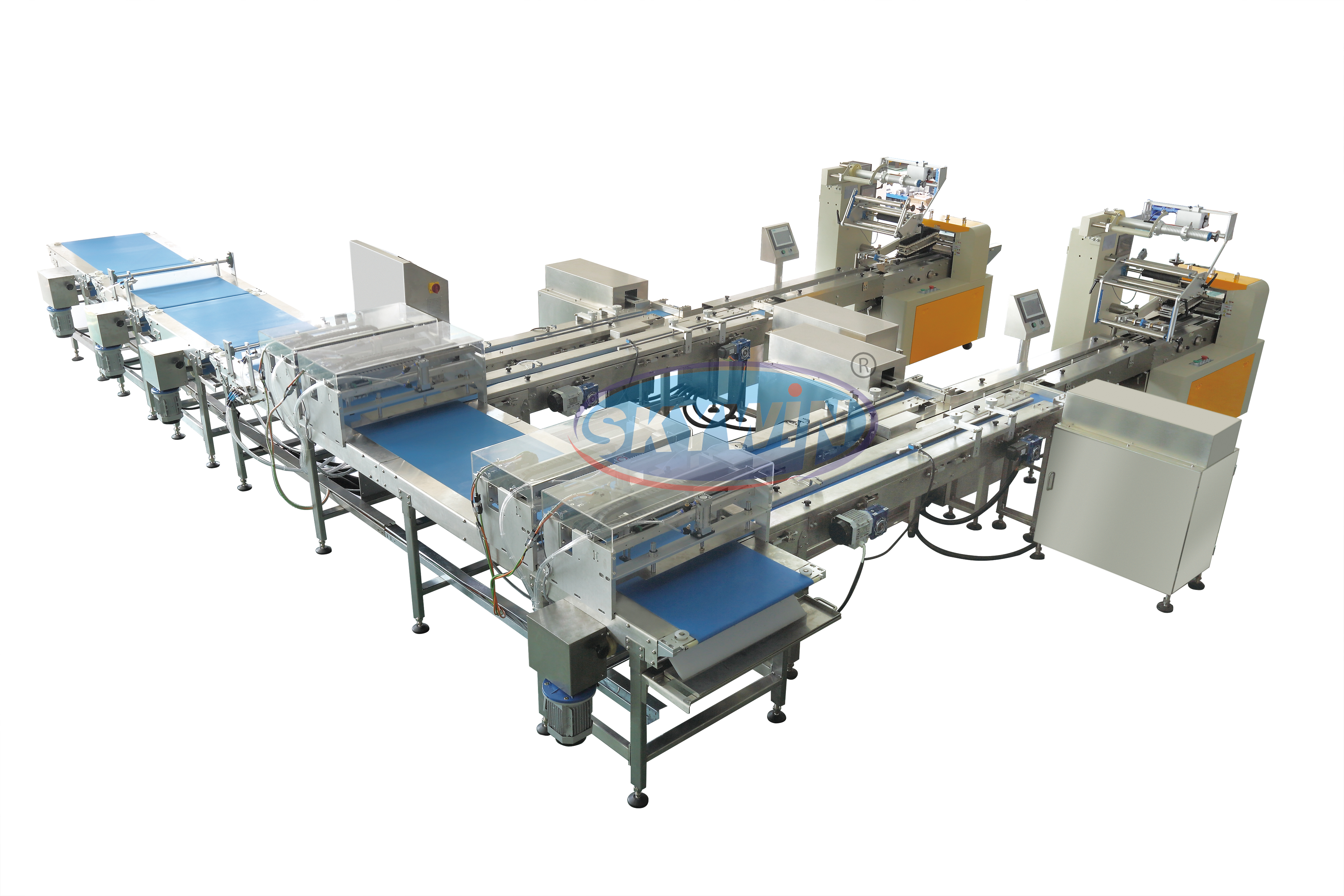 304 Stainless Steel Wafer Biscuit Making Machine / Wafer Production Line