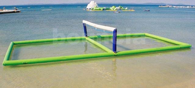 Children / Adults Inflatable Sports Games Giant Blow Up Volleyball Court