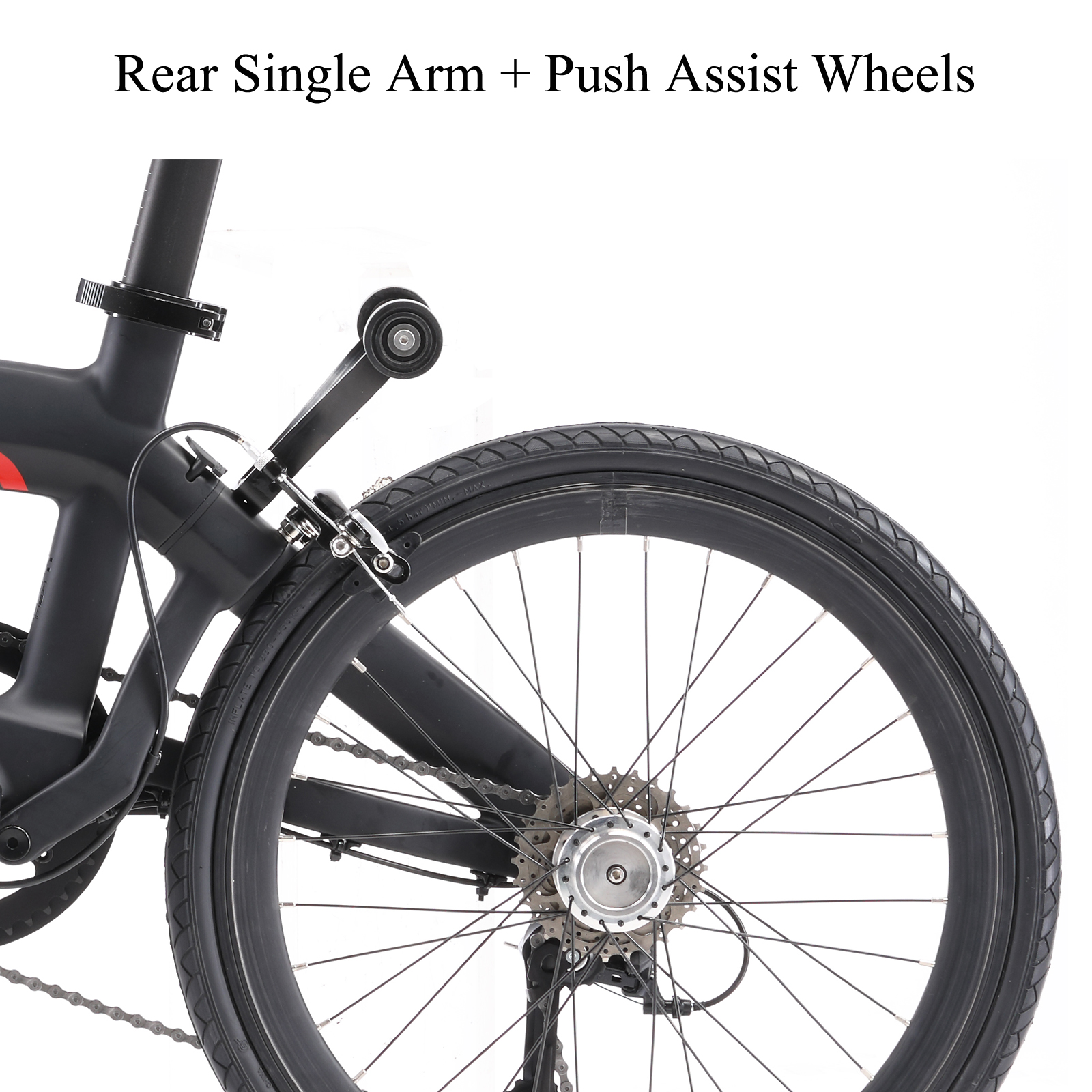 Unisex Carbon Folding Bike 20 Inch Frame SHIMANO SORA 9 Speeds