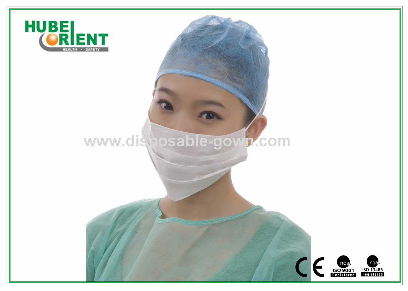 Non-Woven Poly Cellulose Disposable Medical Dust Mouth Face Mask For Adult