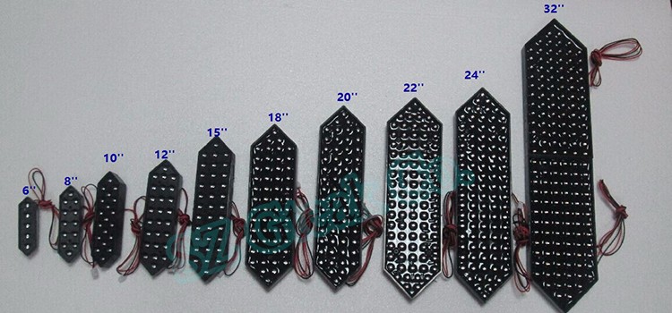 7 segment large led display digital thermometer panel