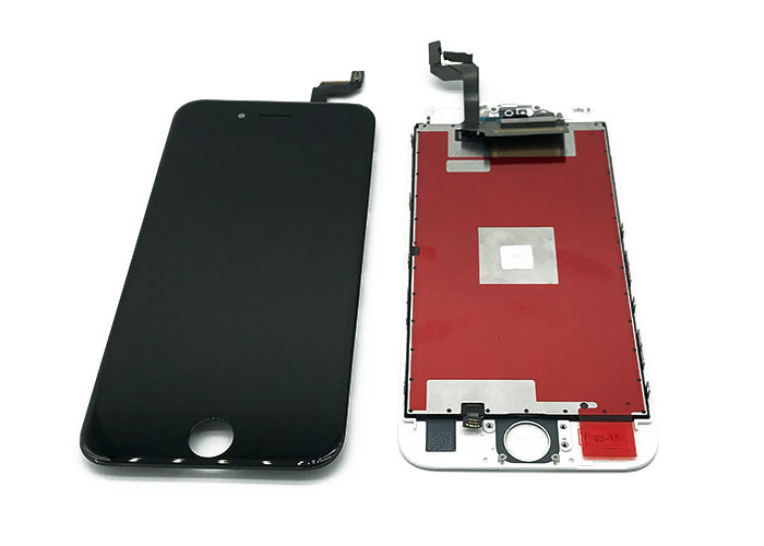 Black / White Iphone 6s Plus Lcd Screen Replacement Touch Screen Digitizer Assembly
