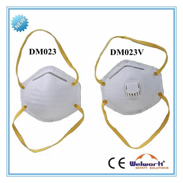 Valved Respirator Non Woven EN149 FFP2 Standard Dust Protection Masks for Industrial