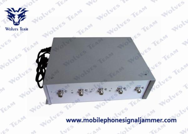 5 Band 75W Waterproof Outdoor Signal Jammer Customized Frequency With Cooling