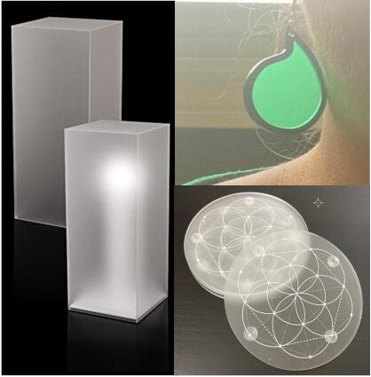 Frosted White Acrylic Sheet 15mm Shatterproof Matte Finish Plastic Plexiglass Panel