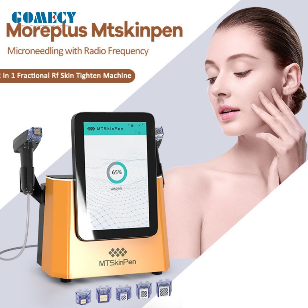 Treatment For Fine Lines Acne Treatment Nasolabial Folds Cervical Stripes Stretch Marks RF Microneedling Machine