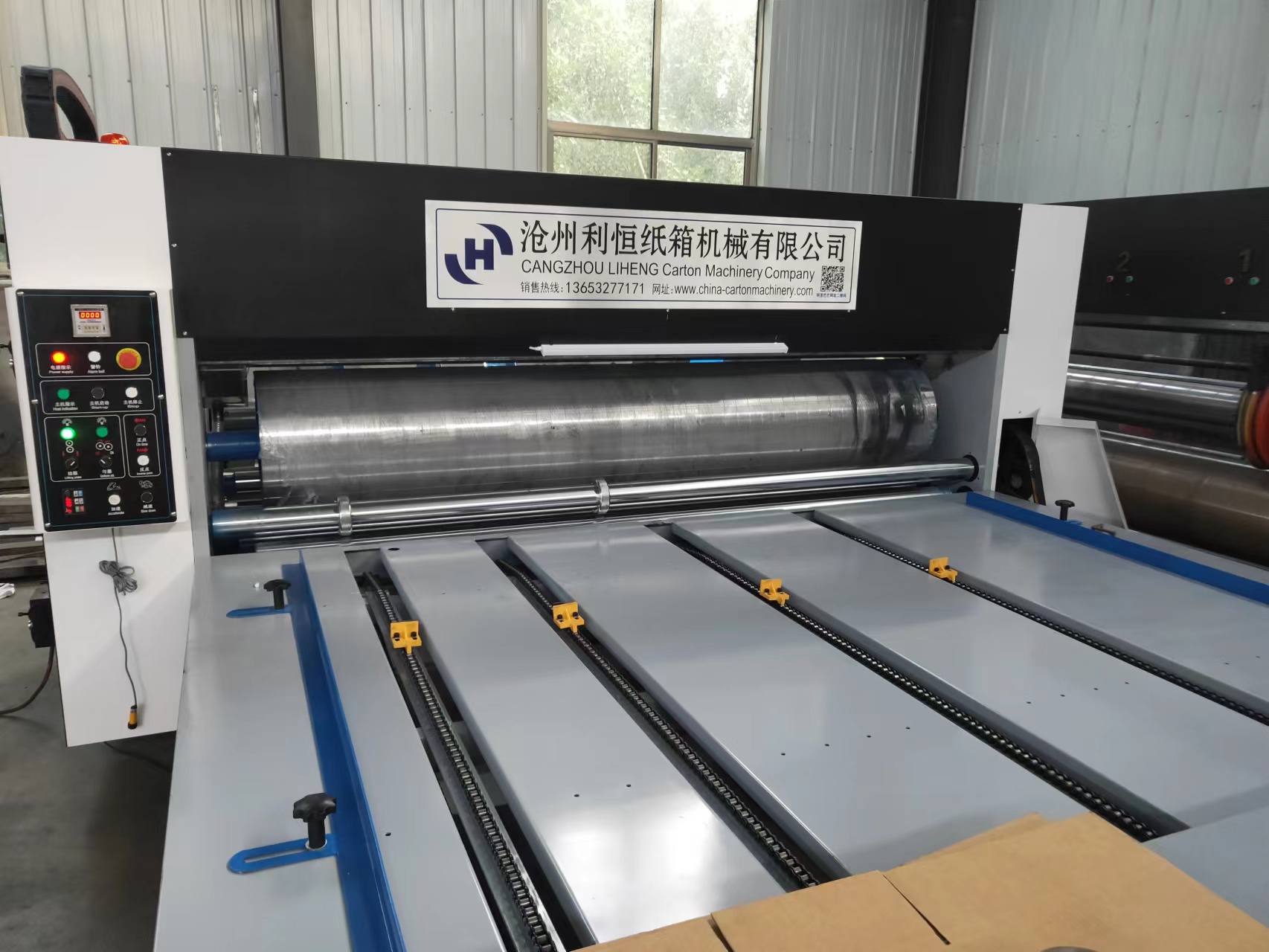AC380V Semi-automatic Two Color Flexo Printer Die Cutter Flexographic Printing Machine 1700 KG