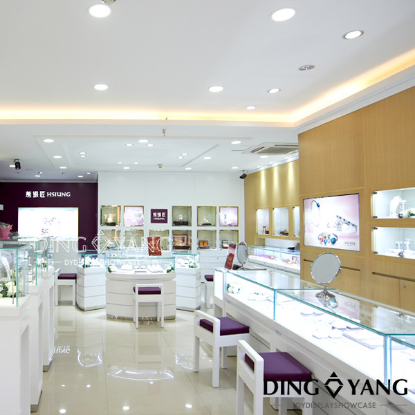 Jewelry Store Lockable Showroom Display Cases
