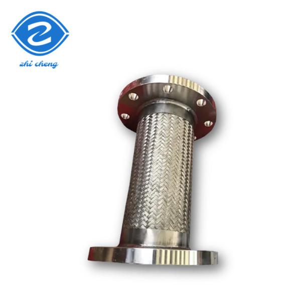 3 8" 3 4 Stainless Steel Braided Water Hose Flange Metal For Merchandising