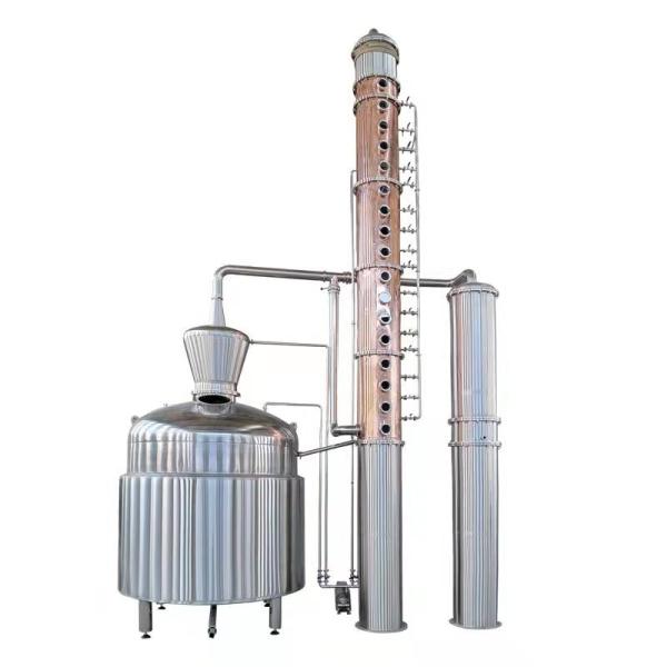 4000lt Red Copper Vodka Whisky Alcohol Distillation Equipment with High