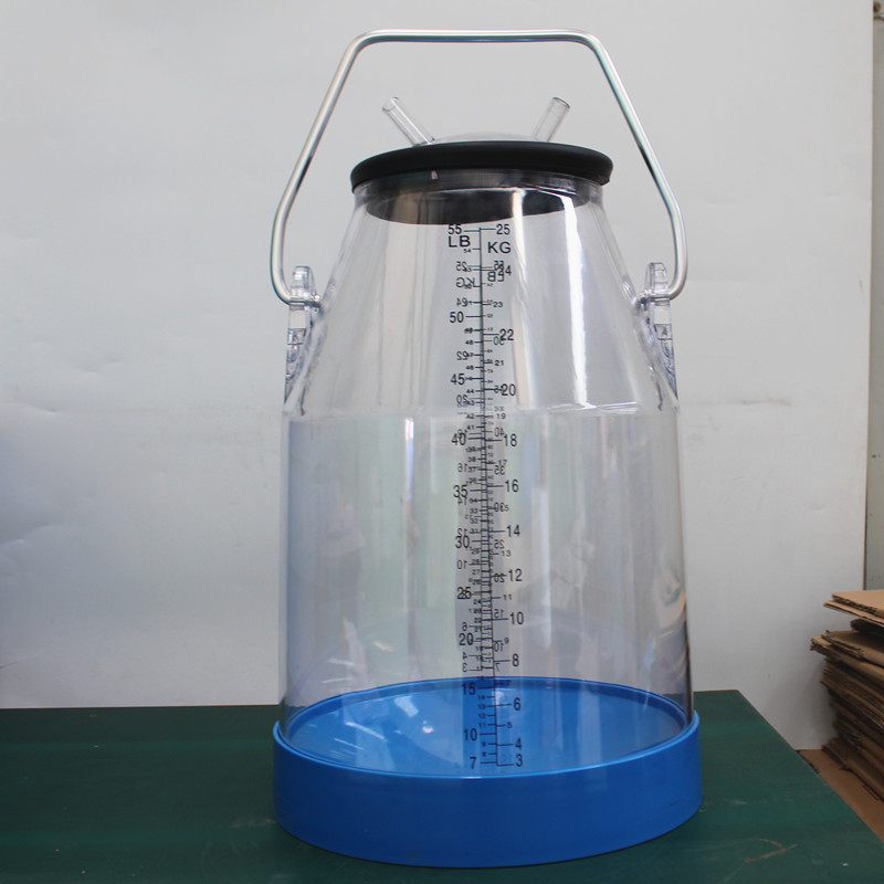HL-B02 25L Transparent Milking Bucket Pail Ultimate Milking Solution For Dairy Farms