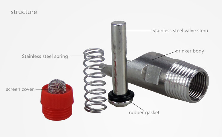 Livestock Farming Automatic Nipple Drinker Nipple Water System For Pigs Hog
