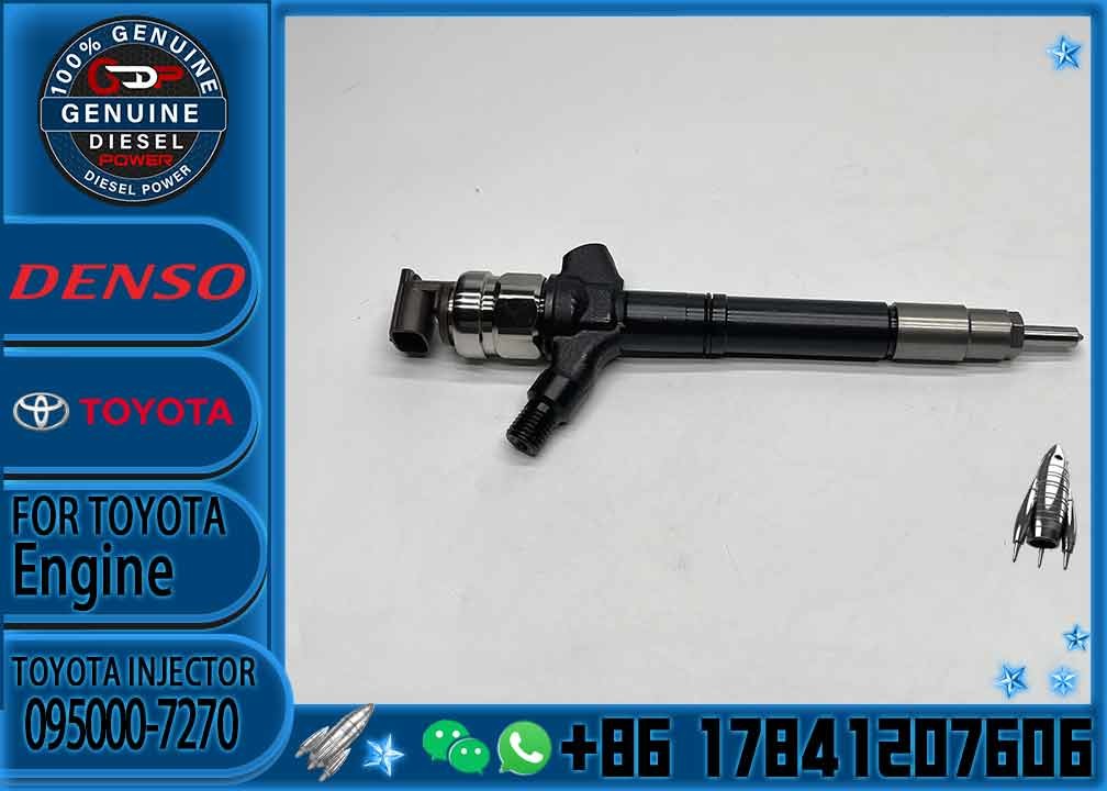 Diesel Common Rail Fuel Injector 095000-7640 095000-7630 095000-7280 095000-7270 for TOYO-TA 23670-0R170 23670-09290