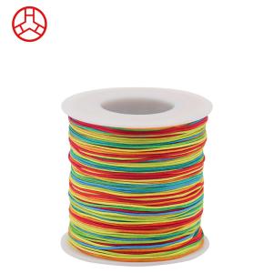  Rainbow Jade Nylon Thread for Leather Products Making Craft Rat Tail Jewelry Thread Manufactures