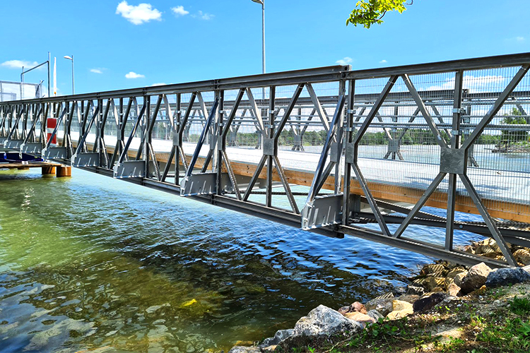 Fast Construction Truss Bailey Bridge With Tolerance ±1% And Q355/Grade 350/ASTM A992