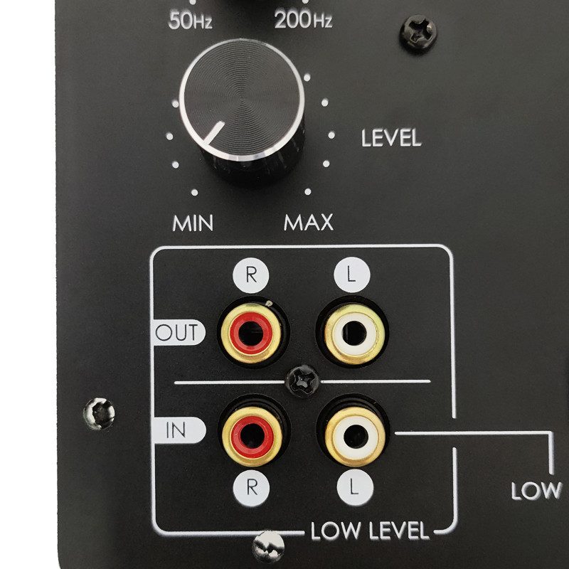 500 Watts RMS Class D Plate Amplifier For Subwoofer Enclosures with Frequency Selection