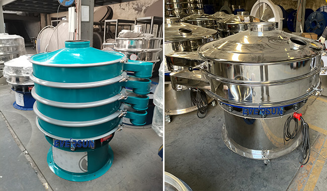 EXZS Series Rotary Vibrating Screen Food Screening Equipment Chemical Screener