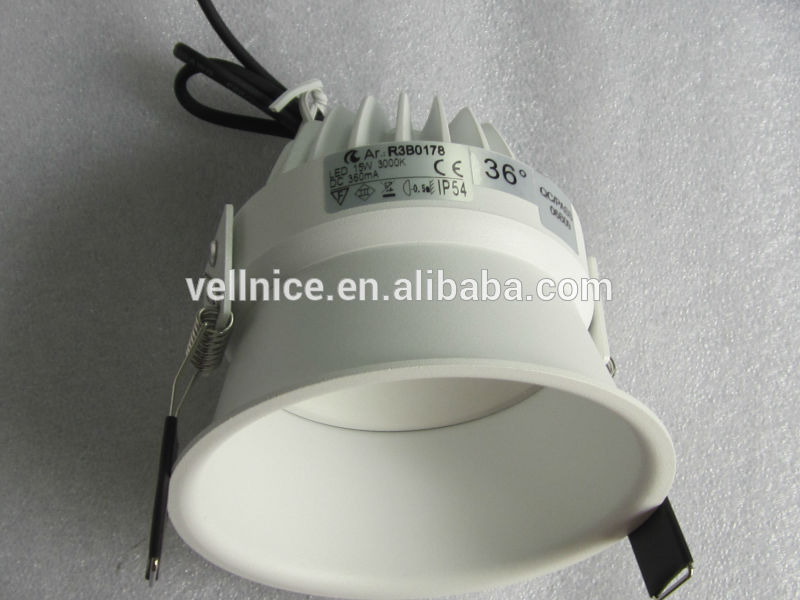 IP54 7W 3.5Inch Dimmable Ceiling Down Light , Recessed Down Light LED Deep Surface