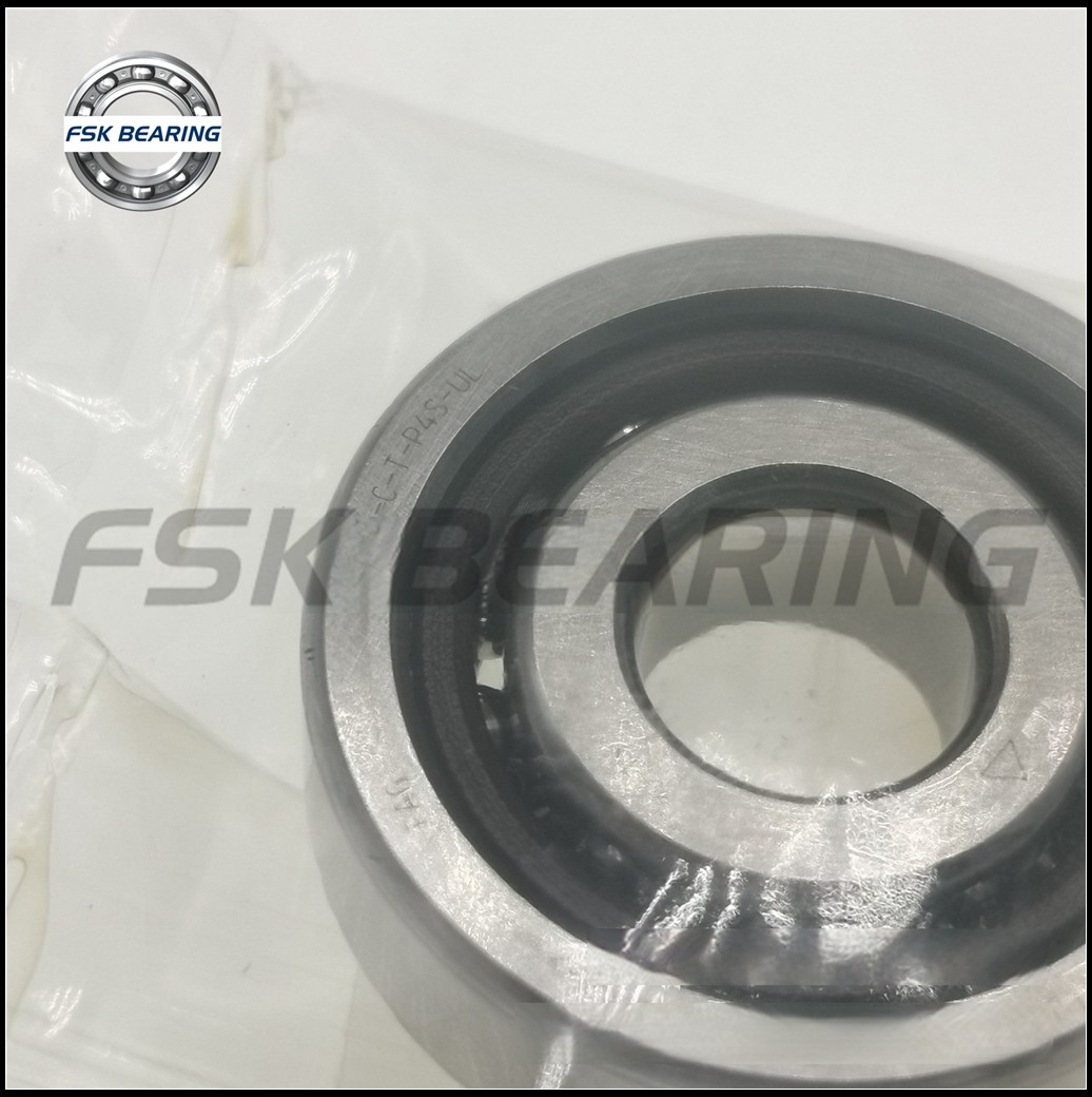 Without Seal B7200-C-T-P4S-UL Single Row Angular Contact Ball Bearing 10*30*9 mm For Machine Tool Spindle