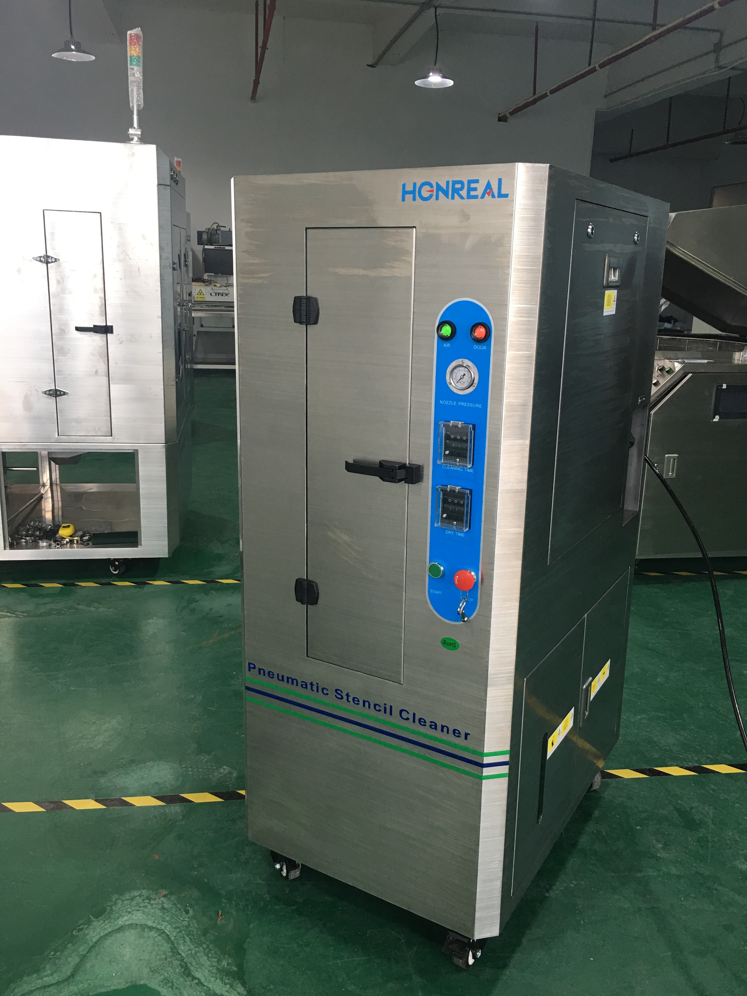 Steel Mesh SMT Stencil Cleaning Machine Pneumatic For SMT Line