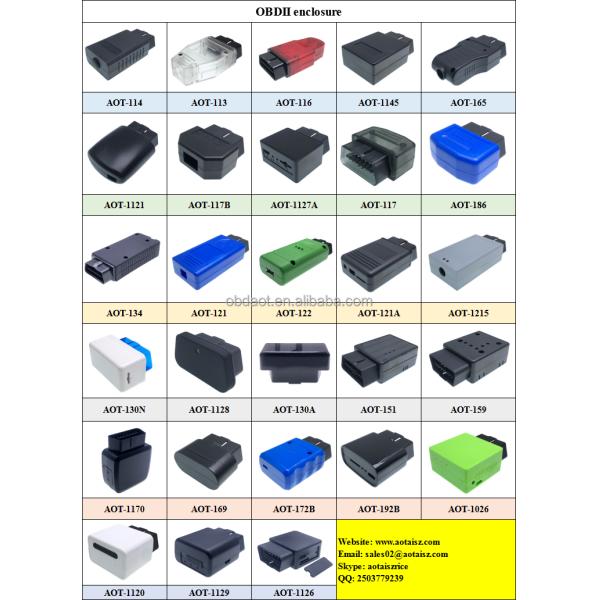 OBD2 Enclosure With Case LENGTH 1M/CUSTOMIZED Applicable Models ALL CAR Customized for GPS Tracking and Diagnostic Tools