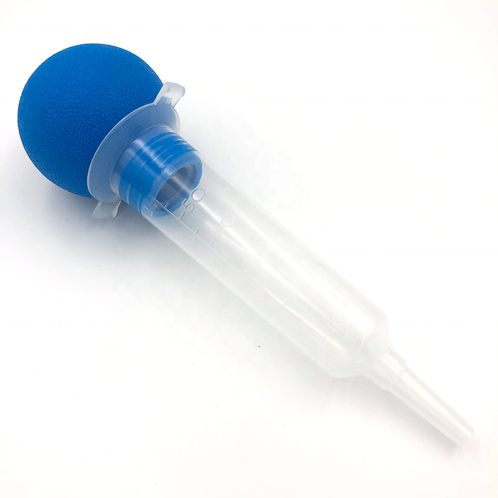 Class I Medical Disposable Products Irrigation Bulb Syringe Thumb Ring Type
