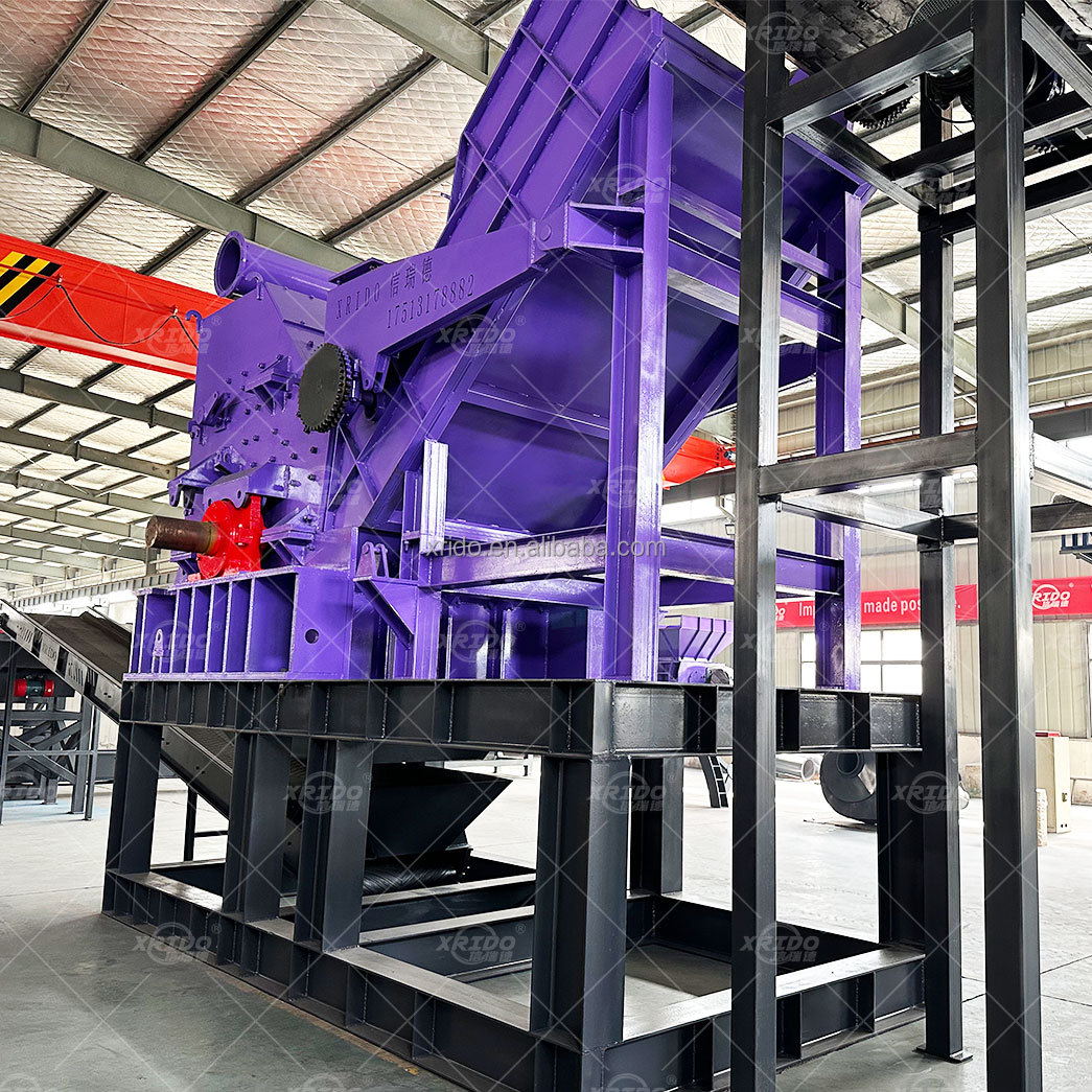Aluminum Motor Stator Metal Crusher Machine Multifunctional Metal Scrap Crusher