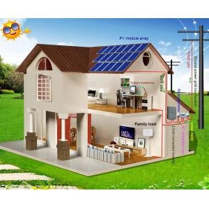 12kw On Grid Solar System Kit Complete Panel MPPT MC4 Pure Sine Wave For Home