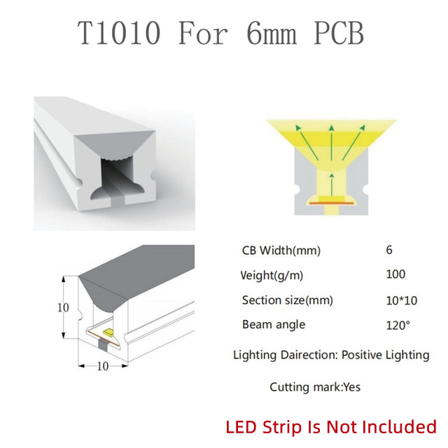 DC 12V Red LED Neon Flex with 50000 Working Lifetime and Hanging Mounting Installation