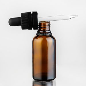 China 18/410 Glass Dropper Cap With Bulb And Teat Customized on sale