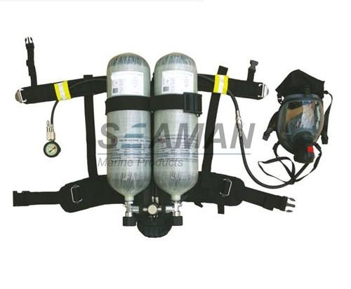 Marine EC / MED Ship's Wheel Mark Air Breathing Apparatus With Two Cylinder /