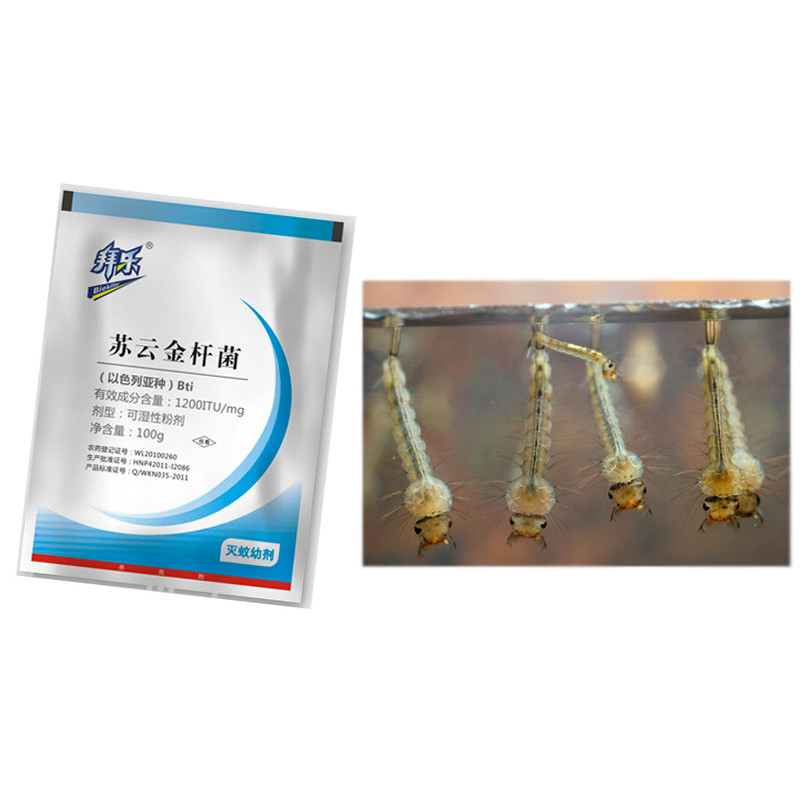 Powerful Powder Insecticide Mosquito Larvae Repellent 1200 ITU/Mg Bacillus Thuringiensis